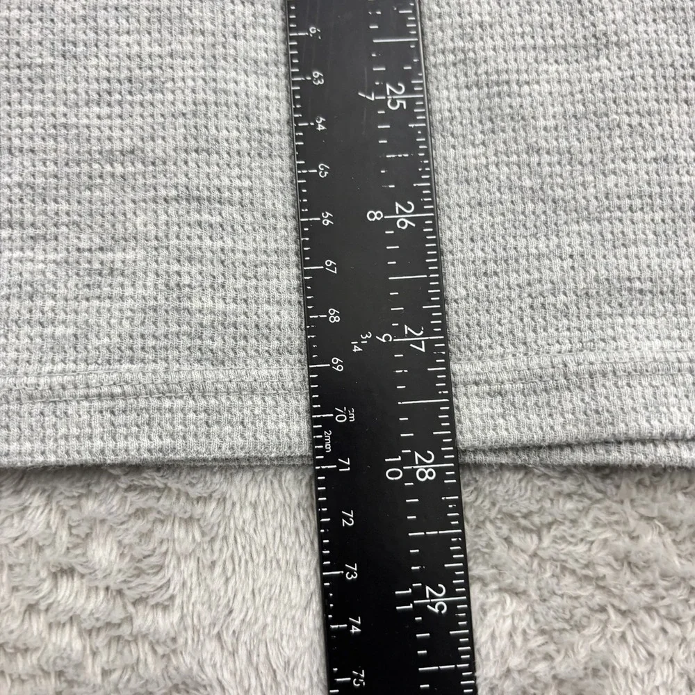 Polo Ralph Lauren PolBear Waffle Knit Thermal Shirt Mens M Gray Sleepwear Preppy